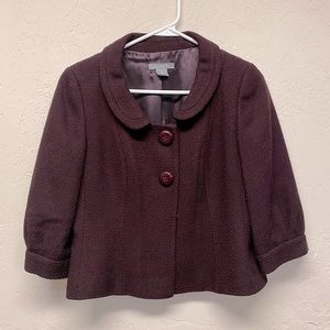 Ann Taylor Women’s Blazer Jacket Coat 3/4 sleeves